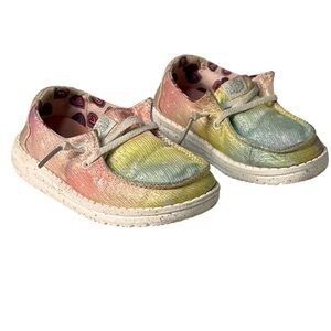Hey‎ Dude Toddler Wendy Sparkle Star Shoes Size 8 US TD